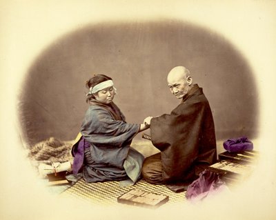Japanese doctor and his patient, c.1890 by Kusakabe Kimbei